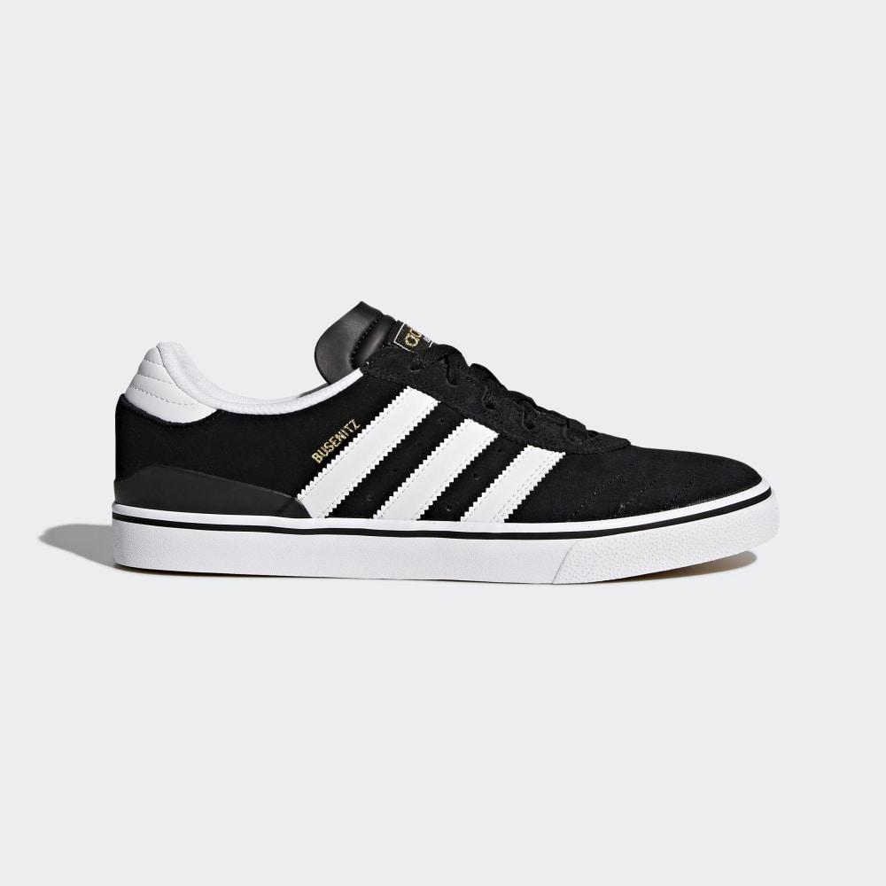 Adidas Busenitz Vulc Hrvatska - Muške Skate Tenisice - Crne/Bijele (WIRTQO768)